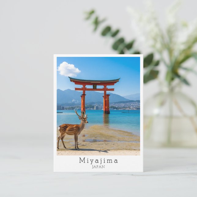 Personalized Miyajima, Japan Postcard (Standing Front)