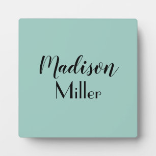 Personalized Modern and Handwritten Plaque