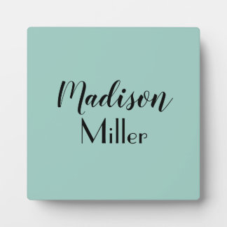 Personalized Modern and Handwritten Plaque