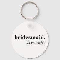 Personalized Modern Bridal Bridesmaid Proposal