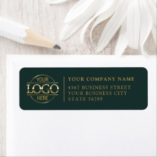 Personalized Modern Business Logo Return Address