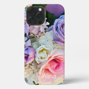Personalized Modern , Cute Rose iPhone iPhone 13 P iPhone 13 Pro Max Case