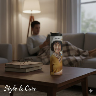 Personalized Modern Image Insulated Thermal Tumbler