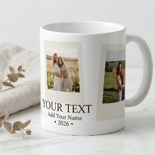 Personalized, Modern, Minimalist, Fun Photo Coffee Mug