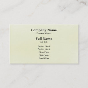 Personalized Modern Minimalist Simple Custom  Business Card