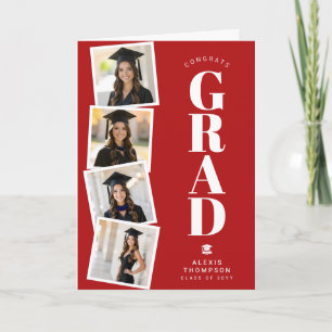 Personalized Modern School College Graduation  Card