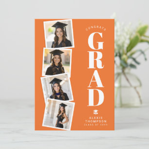 Personalized Modern School College Graduation  Card