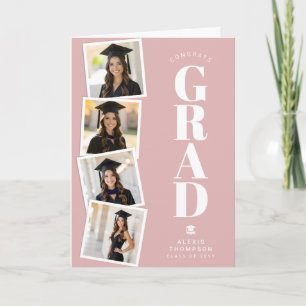 Personalized Modern School College Graduation Card