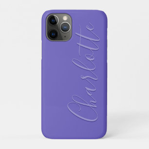 Personalized Modern Simple Purple  Case-Mate iPhone Case