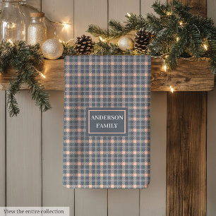 Personalized Modern Towel Trendy Coral Grey Style