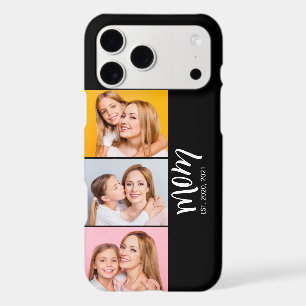 Personalized Mom 3 Photo Year Established Modern