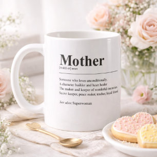 Personalized Mom Definition Photo Mug