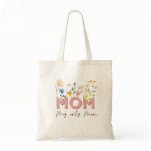 Personalized Mom Tote Bag Custom Mother’s Day Gift