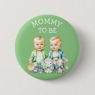 Personalized Mommy to be Baby Shower Button