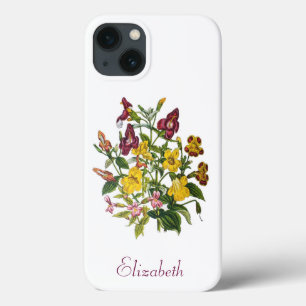 Personalized Monkey-Flowers Case-Mate iPhone Case