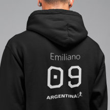 Personalized Monochromatic Argentinian Athlete 