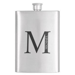 Personalized Monogram and Name Flask