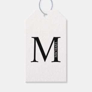 Personalized Monogram and Name Gift Tags