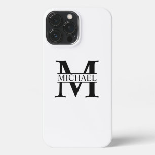 Personalized Monogram and Name iPhone 13 Pro Max Case