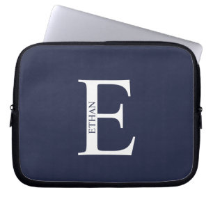 Personalized Monogram and Name Laptop Sleeve