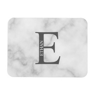 Personalized Monogram and Name Magnet