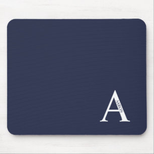 Personalized Monogram and Name Mouse Pad