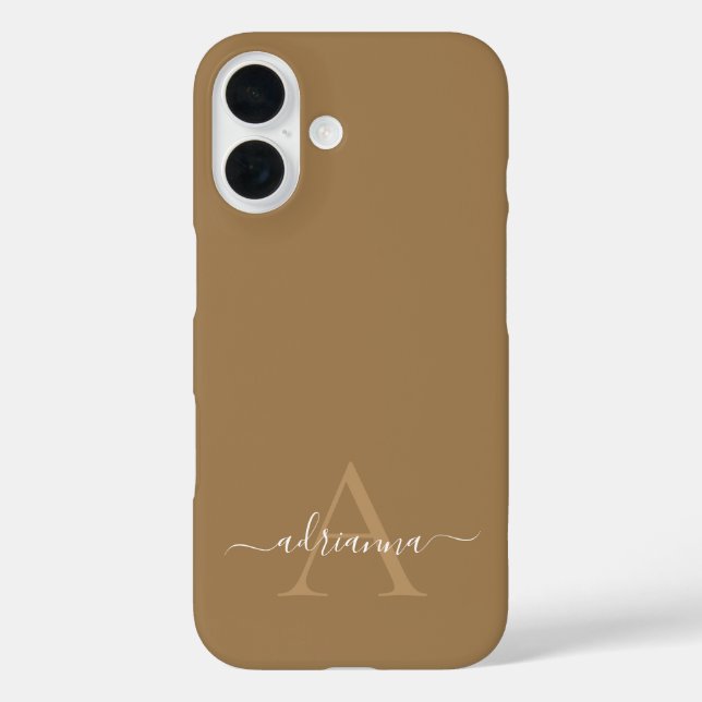Personalized Monogram Case-Mate iPhone Case (Back)