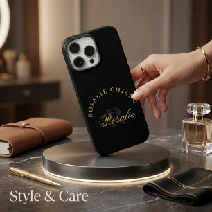 Personalized Monogram Design Custom Name iPhone 16 Pro Max Case