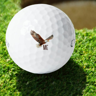 Personalized Monogram Eagle Golf Balls