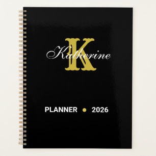 Personalized Monogram  Name And Initial Planner