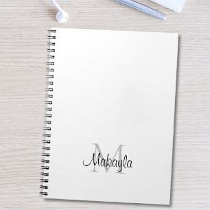 Personalized Monogram Name Notebook