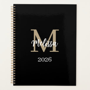 Personalized Monogram Planner, Name & Bible Verse Planner