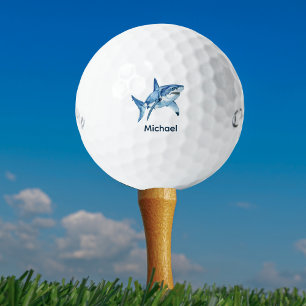 Personalized Monogram Shark Golf Balls
