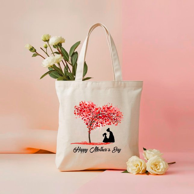 Personalized Mother & Daughter Love Tote Bag (Creator Uploaded)
