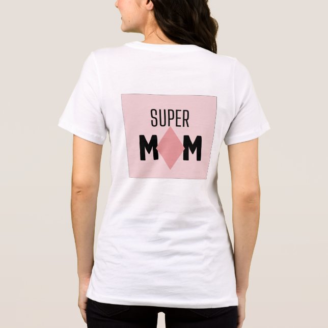Personalized Mother’s Day Mug – Custom Gift for Mo Tri-Blend Shirt (Back)