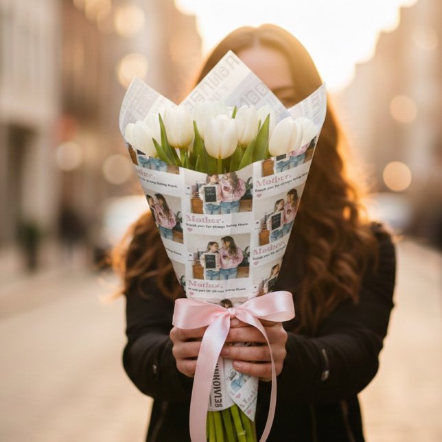Personalized Mother’s Day  with Photo  Wrapping Paper (Creator Uploaded)