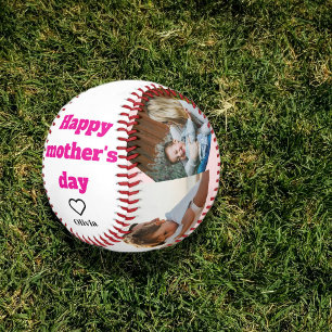 Personalized Mother's Day Baseball with Photos