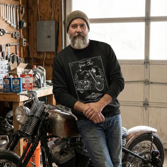 Personalized Motorcycle Biker Sweatshirt Gift (Creator Uploaded)