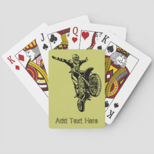 Personalized Motorcycle Playing Cards