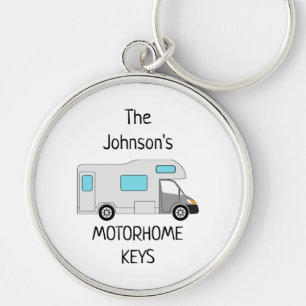 Personalized Motorhome Keys name Key Ring