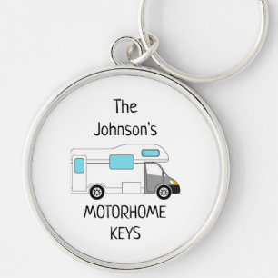 Personalized Motorhome Keys name Key Ring