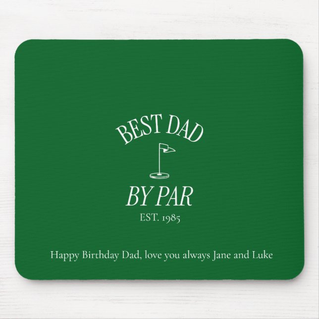 Personalized Mouse Pad for Dad (Front)