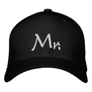 Personalized Mr Baseball Cap – Embroidered Style