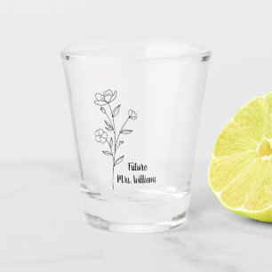 Personalized Mrs Gifts for the bride to be cup wit