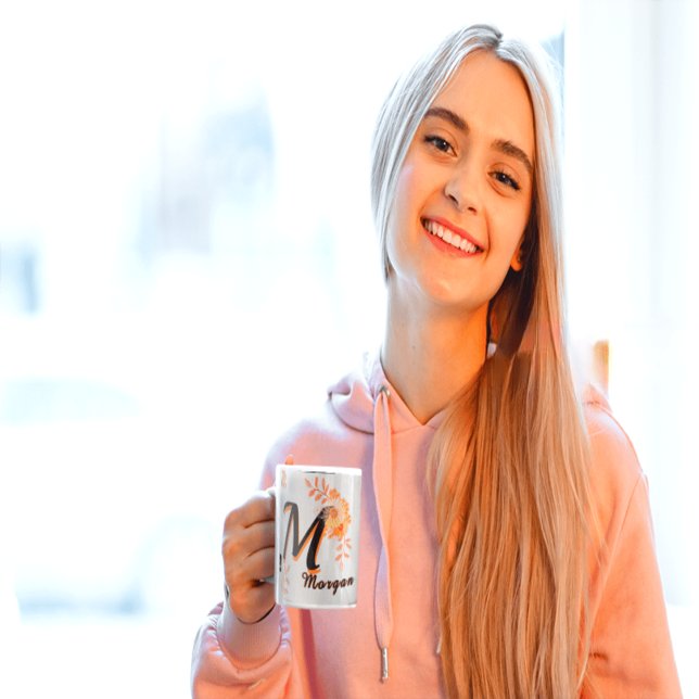 personalized mug, custom name mug, monogram mug, i mug (Creator Uploaded)