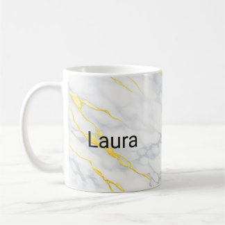 Personalized Mug Gold Veining Effect Custom Mug
