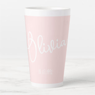 Personalized Mug Name Blush Pink