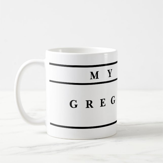 personalized Mugs With Names (Left)