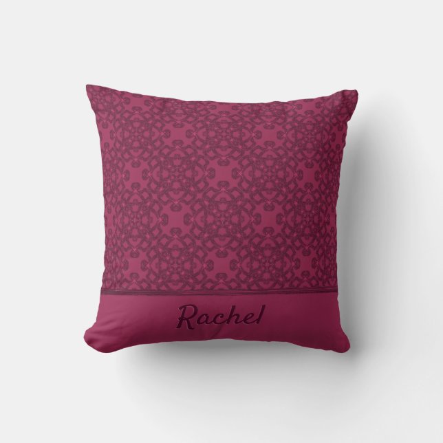 Personalized mulberry pattern cushion (Front)
