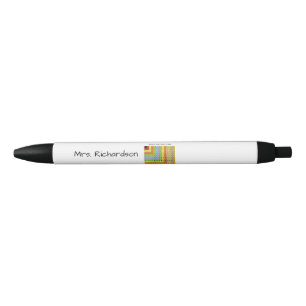 Personalized "Multiplication Chart"  Black Ink Pen